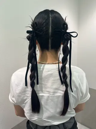 ロング ヘアアレンジ Eleanor 池袋 🧸Madoka🧸のヘアスタイル