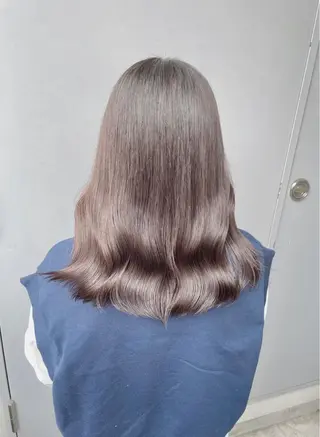 セミロング カラー ベージュカラー💖 やすひろのヘアスタイル