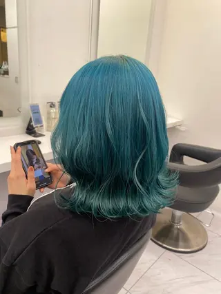 ミディアム カラー ダブルカラー/ 横浜/JURIのヘアスタイル