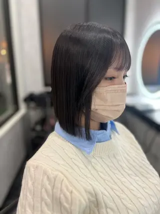 ミディアム 山北 優姫のヘアスタイル