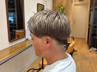 カラー メンズ おもだか　がく /レディースカットのヘアスタイル