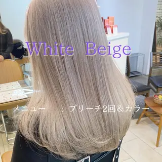 ロング カラー レイヤー/ベージュ カラー/ハシモトのヘアスタイル