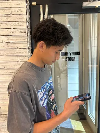 パーマ メンズ 大須/パーマモデル 木場 健斗🌳のヘアスタイル