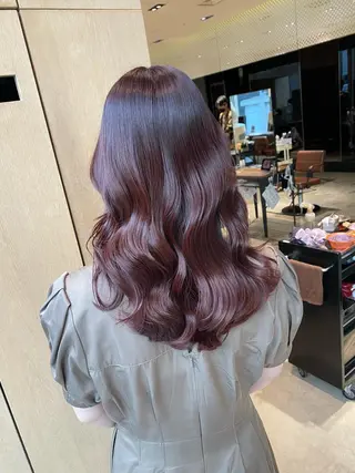 カラー 顔まわりの神様✨ 透明感カラー藤嶋秀幸のヘアスタイル