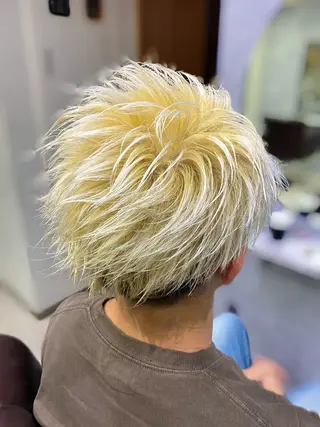 カラー メンズ GLADGE池袋所属・レイヤーカット ショート/宮本洋介のヘアスタイル