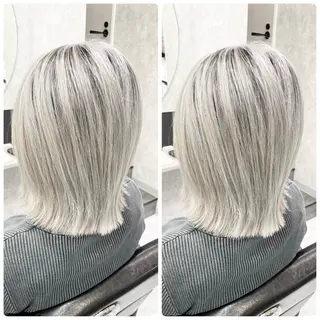 ショート 🦋ハイトーン🦋 石山 希理🦋のヘアスタイル