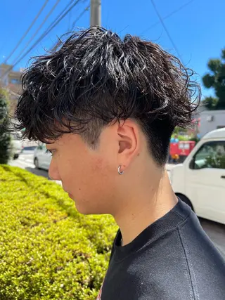 ショート パーマ メンズ メンズパーマ特化/ KAORU/店長のヘアスタイル