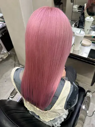 セミロング カラー SALOWIN  梅田茶屋町店所属・梅田/ベージュカラー /ブリーチカラーのヘアスタイル