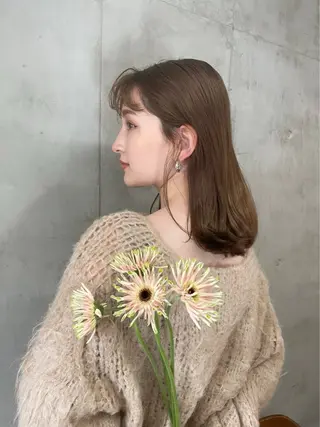 ロング カラー SALT WATER所属・🫐 𝐌𝐚𝐨 🫐似合わせcutのヘアスタイル
