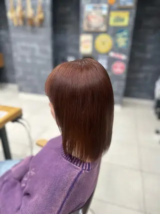 ショート カラー Laulu 佐藤壮也のヘアスタイル