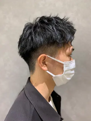 ショート メンズ 森岡 陸のヘアスタイル