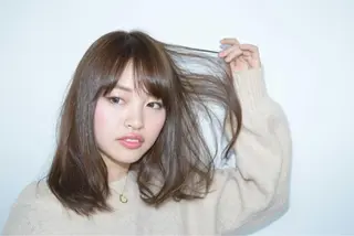 セミロング カラー Clay所属・及川 祐輔のヘアスタイル