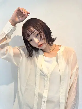 ミディアム カラー 柔らかいcolor 🌿harukaのヘアスタイル