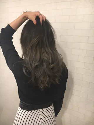 ミディアム カラー JILBLAN京都 ショート/ハイライトのヘアスタイル