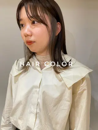 ミディアム カラー パーマ キッズ オトナヘア🌸 harukaのヘアスタイル