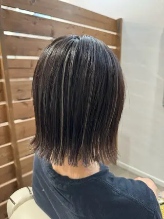 ミディアム カラー Salon de Qualia(サロンドクオリア)所属・ハイトーン/外国人風 カラー/メンズパーマのヘアスタイル