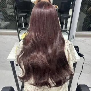 ロング カラー シールエクステ特化 ハイトーン、NANAのヘアスタイル