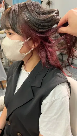 ロング カラー 🌈re-room EIKI🇰🇷のヘアスタイル