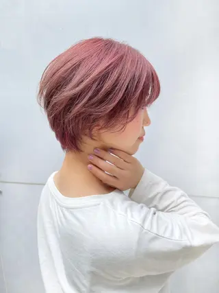 ショート カラー 杉村 未来のヘアスタイル