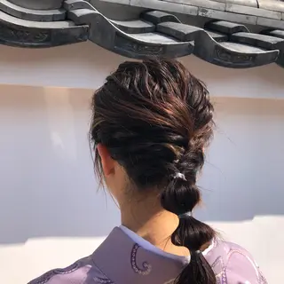 ミディアム 為近日向子🐥暖色 💘顔周りカット🌈のヘアスタイル