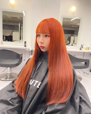 ロング カラー ヘアアレンジ 💗横浜美容室 💗HARUNAのヘアスタイル