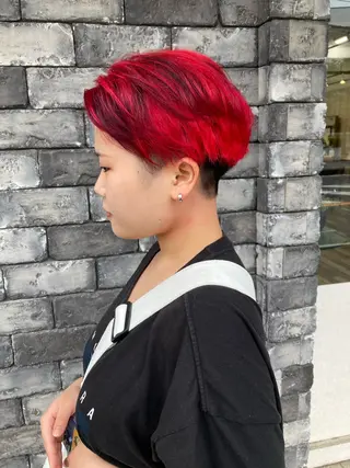 ショート カラー ✂️似合わせの魔術師 石田一樹✂️のヘアスタイル