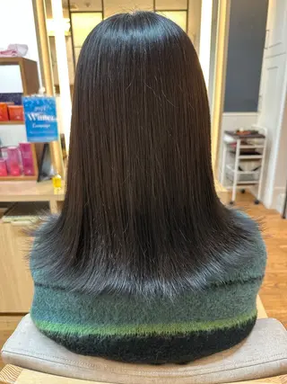 ミディアム ナチュラルカラー✨ SHINYAのヘアスタイル