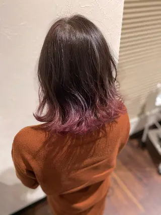 ミディアム カラー シェアサロンR所属・川合 勇気のヘアスタイル