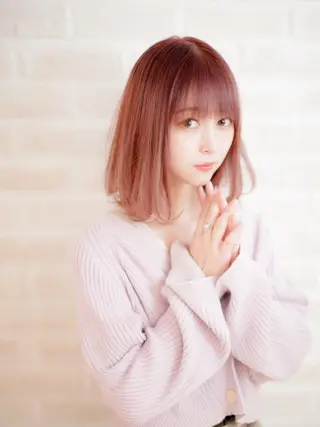 ミディアム Aujua ソムリエ 勝又舞夏のヘアスタイル