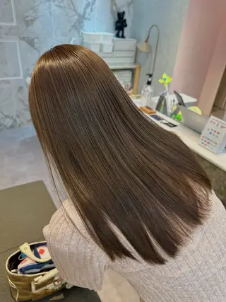 カラー 上品な透明感カラー 🫧renのヘアスタイル