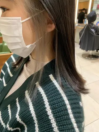 ミディアム カラー 高橋友里亜 /フリーランスのヘアスタイル