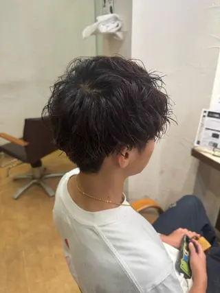 メンズ パーマ特化 若山 結愛のヘアスタイル