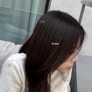 ロング カラー AIN.ANLY.所属・韓国ｶﾞｰﾘｰ 🎀ミスズ🩰のヘアスタイル