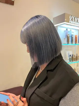 ショート カラー パーマ ヘアアレンジ ちひろ /似合わせカラーのヘアスタイル