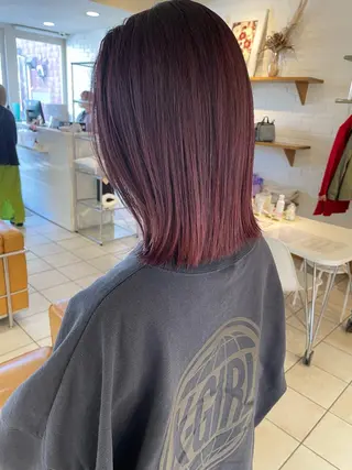 ミディアム 🌿透明感カラー 松本麻里奈🌼のヘアスタイル