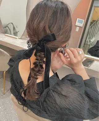 ロング ヘアアレンジ Mila chihiroのヘアスタイル