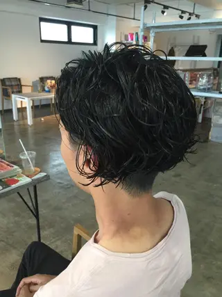 ショート パーマ メンズ 🌈ディレクター🌈 徳松優希のヘアスタイル