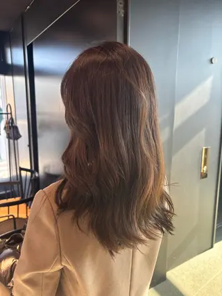 ミディアム LANVERY所属・カットモデル 募集中/礒部美沙のヘアスタイル