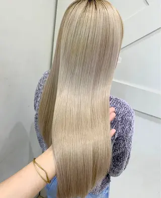 ロング 横浜パーマ🌐 暖色カラー🍒もえかのヘアスタイル