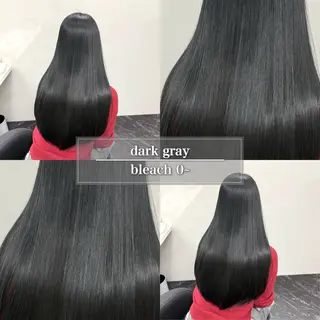 セミロング カラー ハイトーン/ 髪質改善/上質艶髪のヘアスタイル