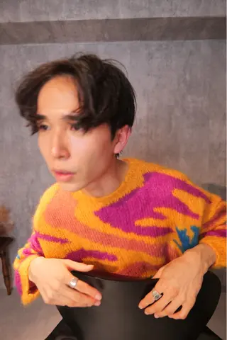 ショート パーマ メンズ パーマ/藤沢 湘南/HYOのヘアスタイル