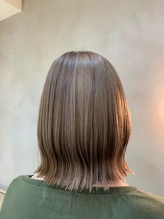 ミディアム カラー 矢場町/ダブルカラー /レイヤー/アリサのヘアスタイル