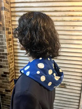 ミディアム モモセ ユメトのヘアスタイル
