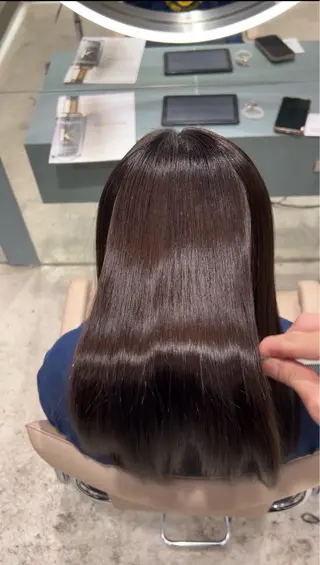 ミディアム カラー ✨髪質改善 縮毛矯正 艶髪 立川 コウキ✨のヘアスタイル