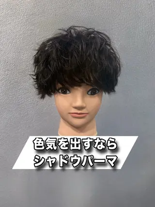 メンズ 本田 有里のヘアスタイル