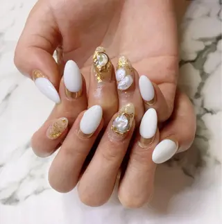 ロング カラー ネイル Q Free nailsのネイルデザイン