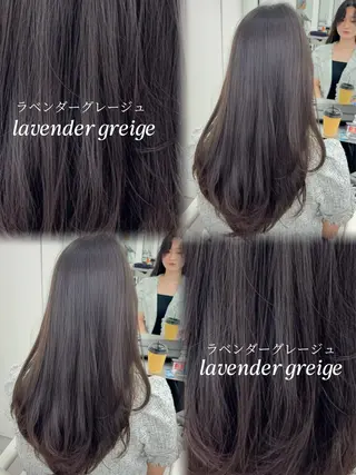 ロング カラー 韓国ヘア/レイヤー/ 顔まわり足立遥奈のヘアスタイル