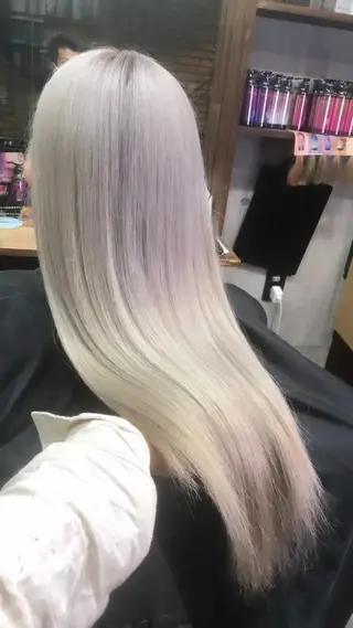 ロング カラー 下妻 カラーエクステ難波のヘアスタイル