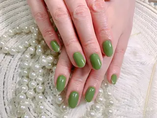 ネイル ネイルサロンAiri 長さ出し·シンプルのネイルデザイン