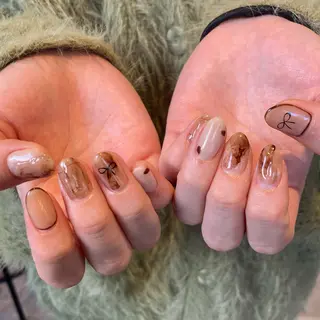 ネイル shio ♡ 2月予約受付中のネイルデザイン